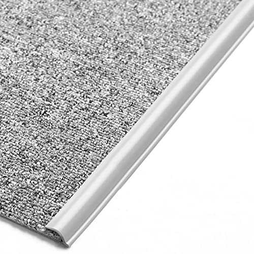 Bandes de transition de sol en PVC gris adhésif pour bordure de moquette et jonction parquet