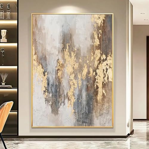 Tableau décoration murale salon grand format toile peinture huile