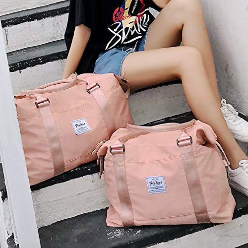 Womens Travel Bags, Weekender Carry on for Women, Sports Gym Bag, Workout Duffel Bag, Overnight Shoulder Bag Fit 15.6