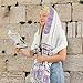 HalleluYAH Tallit Prayer Shawl from Israel - Lord’s Name Spelled on 4 Corners - XL 72x36 Inches