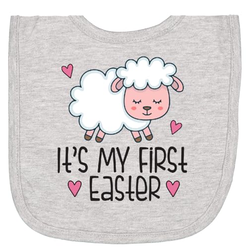 inktastic Its My First Easter Baby Lamb Newborn Bib