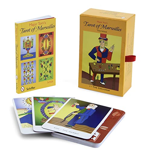Major Tom's Tarot of Marseilles: (Tarot Kit Box Set with 78 Cards and Guide Book)