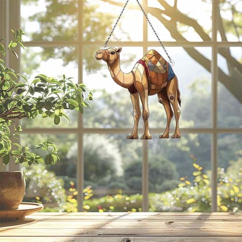 Image of Camel Acrylic Ornament Gift for Camel Lovers Christmas Hanging Decor