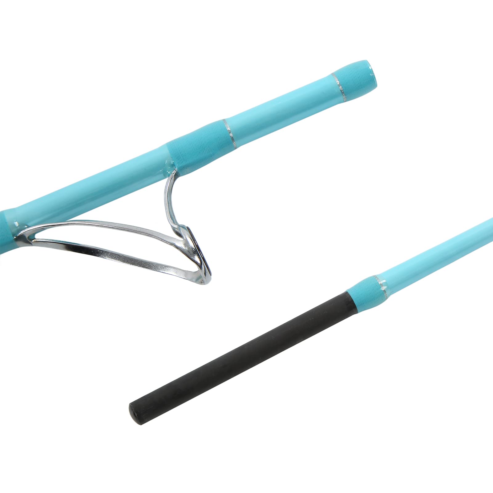 Bediffer Canna da Pesca Telescopica 2 Pezzi in Fibra di Carbonio Portatile per la Pesca in Mare Aperto