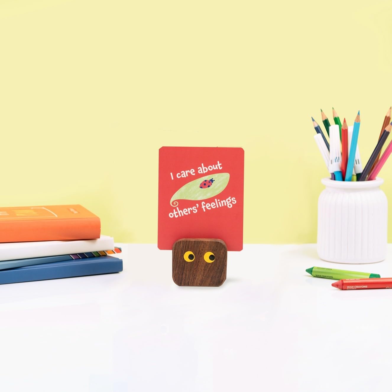 The Journal Lab | Mindful Me Kids Combo - Kids Gratitude Journal, Desk Affirmation Card Set, Sticker Book for 2026 New Year Gifting | Doodle Yellow 1
