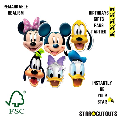 STAR CUTOUTS - - stsmp37 - 6 Maschere per Adulti