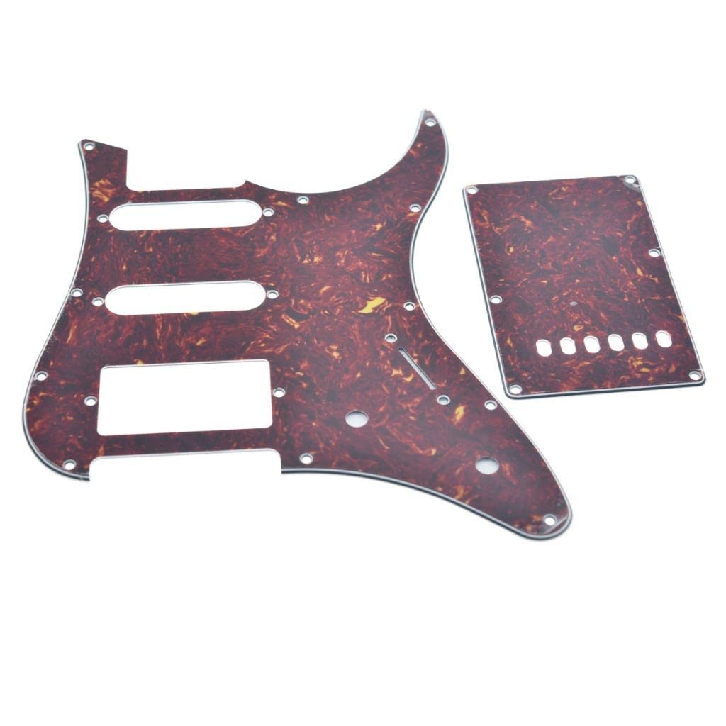 KAISH Guitar HSS Pickguard and Tremolo Trem Cover Back Plate fits Yamaha PACIFICA Guitar Vintage Tortoise - Image 4