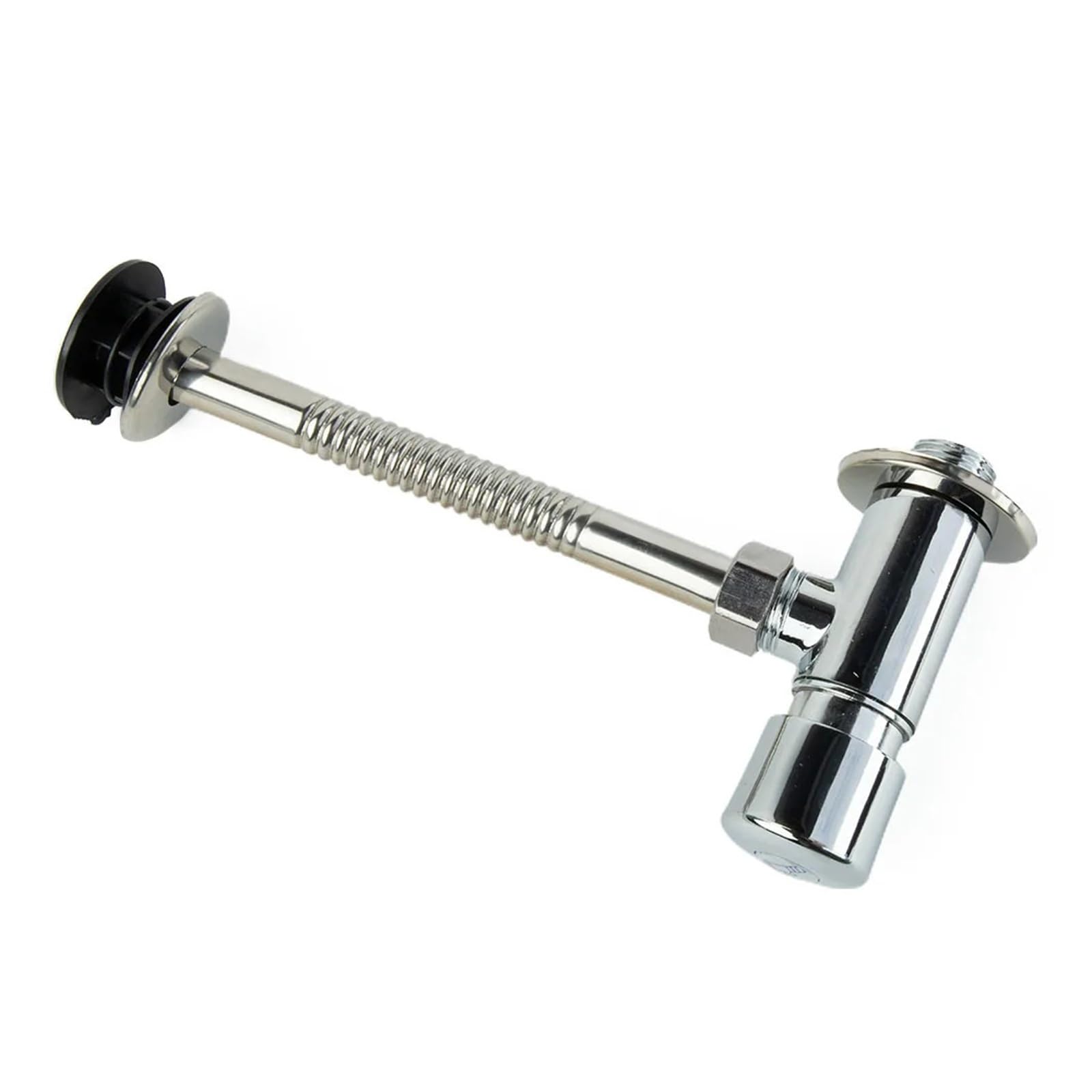 Fluxómetro manual para inodoro Válvula De Descarga Manual For Urinario Plateada Con Accesorios DN15 La Mayoría Los Inodoros