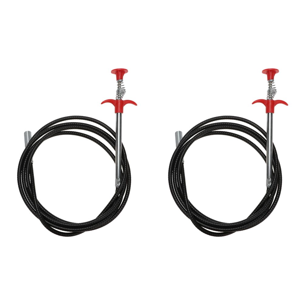 Housoutil 2 PCS Drain Claw Pickup Grabber, Pipeline Dredge Hook
