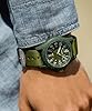 Timex Men's Trend 40 mm Watch - Green Eco-Friendly Slip-Thru Single Layer Green Dial Green Case TW2V96000 #5