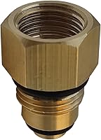 Vista 1 de Conexión de línea de bomba de dirección asistida LS Swap a líneas estriada de 3/8" M16-1.5 a 5/8-18 Compatible con LS Corvette, Camaro, GTO, CTSV