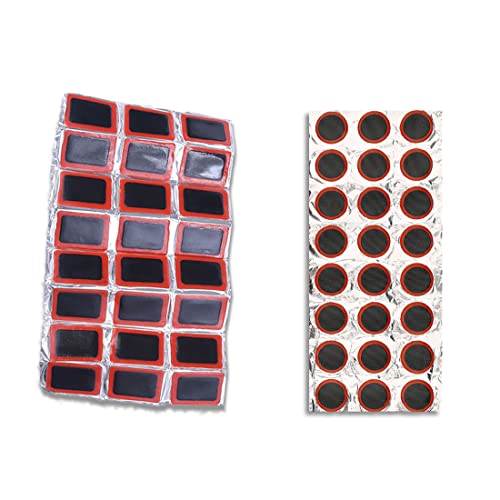 48 Pezzi Kit di Riparazione per Pneumatici di Bici...