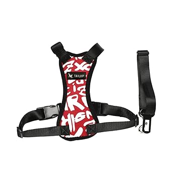 Pet Vehicle ty Vest Adjustable Soft Padded Mesh Car S-eat Belt Leash with Travel Belt and Carabiner for Most C-ars