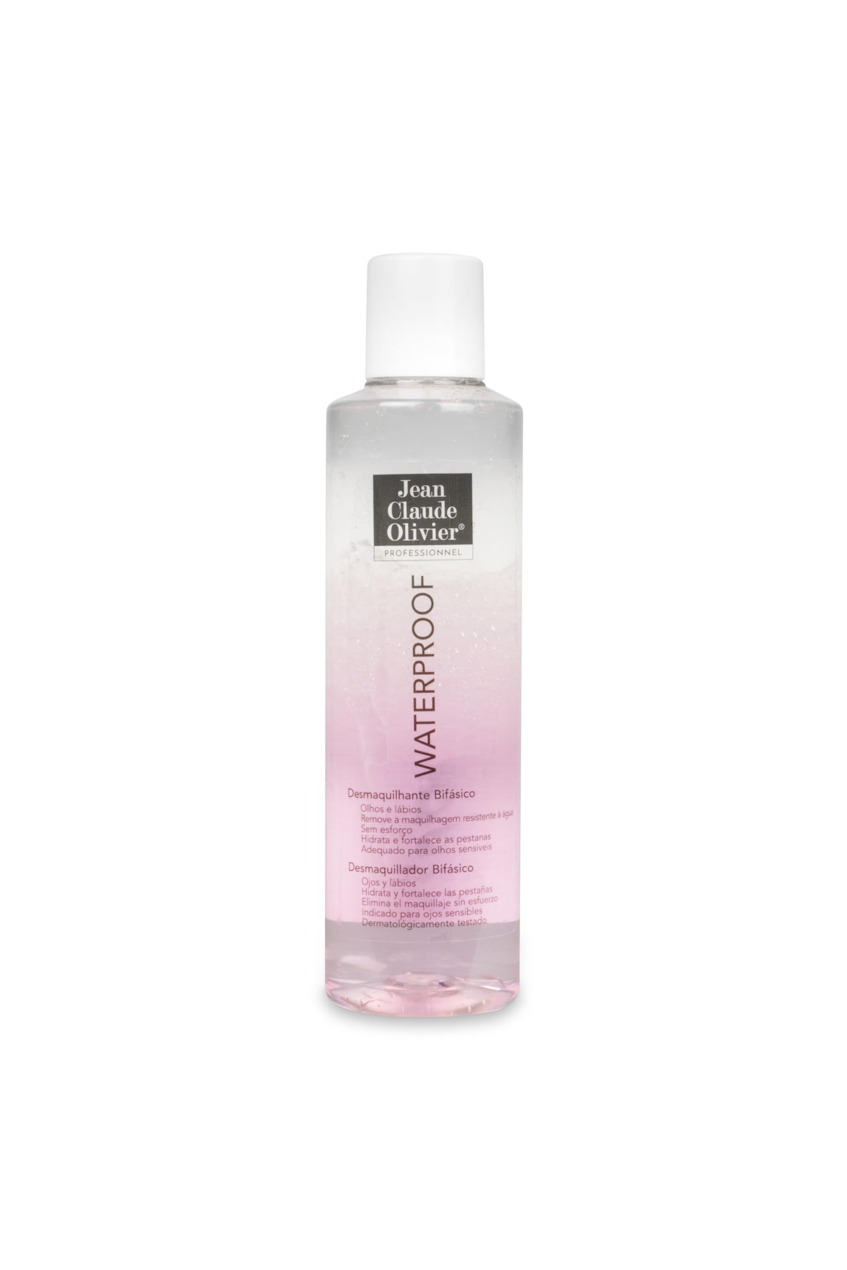 Jean Claude Olivier - Desmaquillador Waterproof Bifásico para Ojos y Labios | Limpieza Profunda sin Sensación Grasa - Capacidad de 200 ml