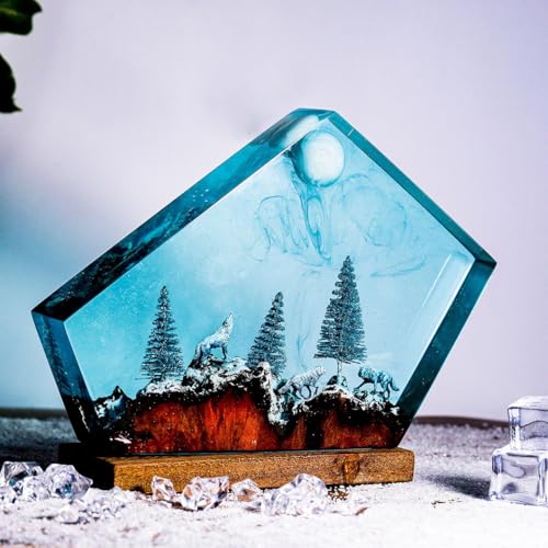 Lámpara de Resina 3D Ocean LED Modelo B 8x5in miniatura 4