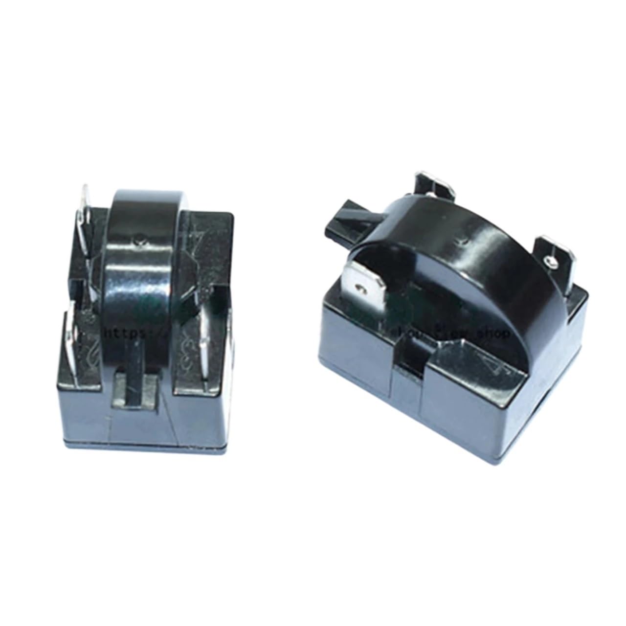 Compressor Starter for QP2-15 QP2-12 Type Three Inserts 15 Ohm Black Refrigerator