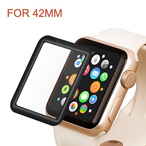Apple Watch 42mm Screen Protector (Series 1, Series 2, Series 3), Atill Tempered Glass Screen Protector [Anti-scratch] [Bubble-free] for Apple iWatch [2 Pack, Clear]