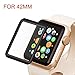 Apple Watch 42mm Full Coverage Screen Protector (Series 1, Series 2, Series 3), Atill Tempered Glass Screen Protector [Anti-scratch] [Bubble-free] for Apple iWatch 42mm Series (1 Piece)
