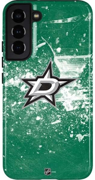 Skinit Pro Phone Case Compatible with Galaxy S22 Plus - Officially Licensed NHL Dallas Stars Black Text Design