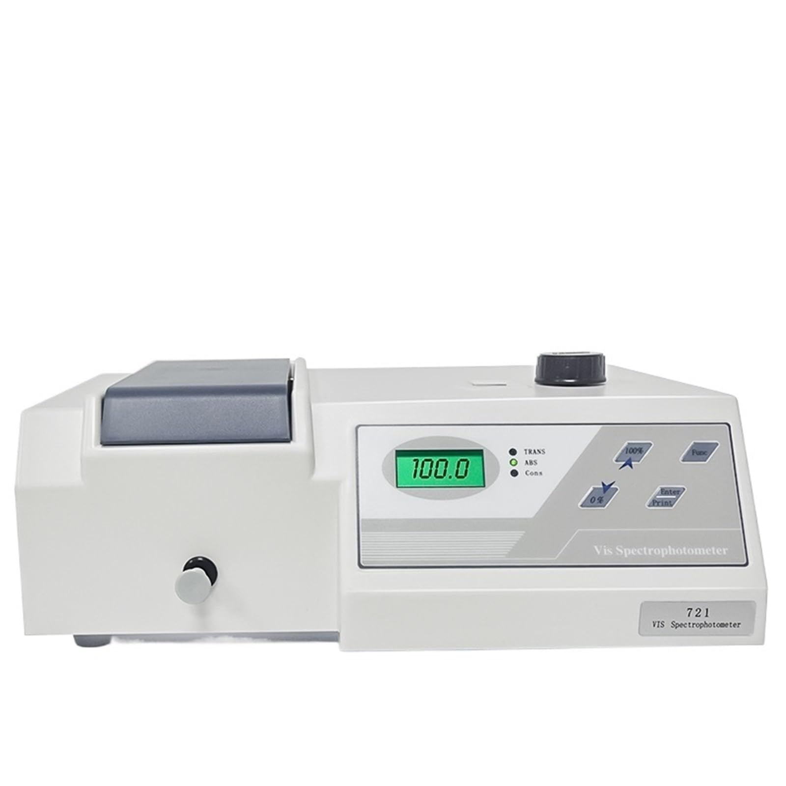 Espectrofotómetro digital visible 330-1020 nm | Lámpara de equipo analítico de espectrofotómetro de laboratorio portátil(UK Plug)