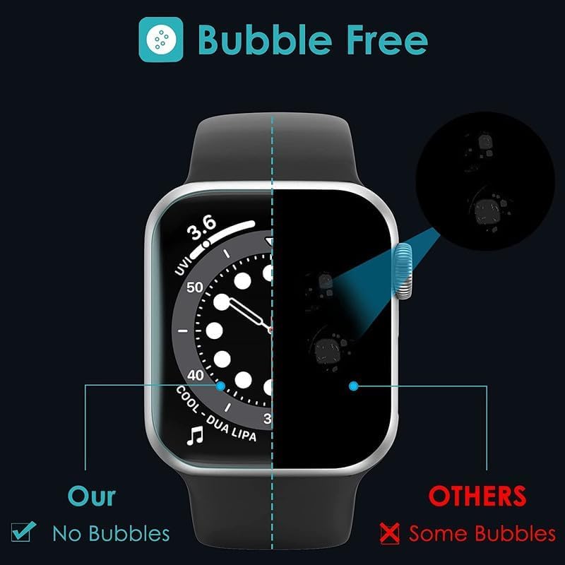 Image of 2 Pack Smartwatch Screen Protector for Realme Watch 5 1.97 inch - Flexible TPU Screen Guard, HD Clear, 9H Scratch Resistant, Bubble Free Installation - Not Tempered Glass