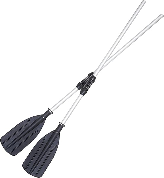 Ejoyous Pagaia Kayak Mare, Pagaia Paddle in Alluminio Paddle con Pale Paddle Regolabili per Canoa Kayak Canoa Barca a Remi Barca, Kayak Paddle Alluminio Rimovibile 2 Pezzi per - 1