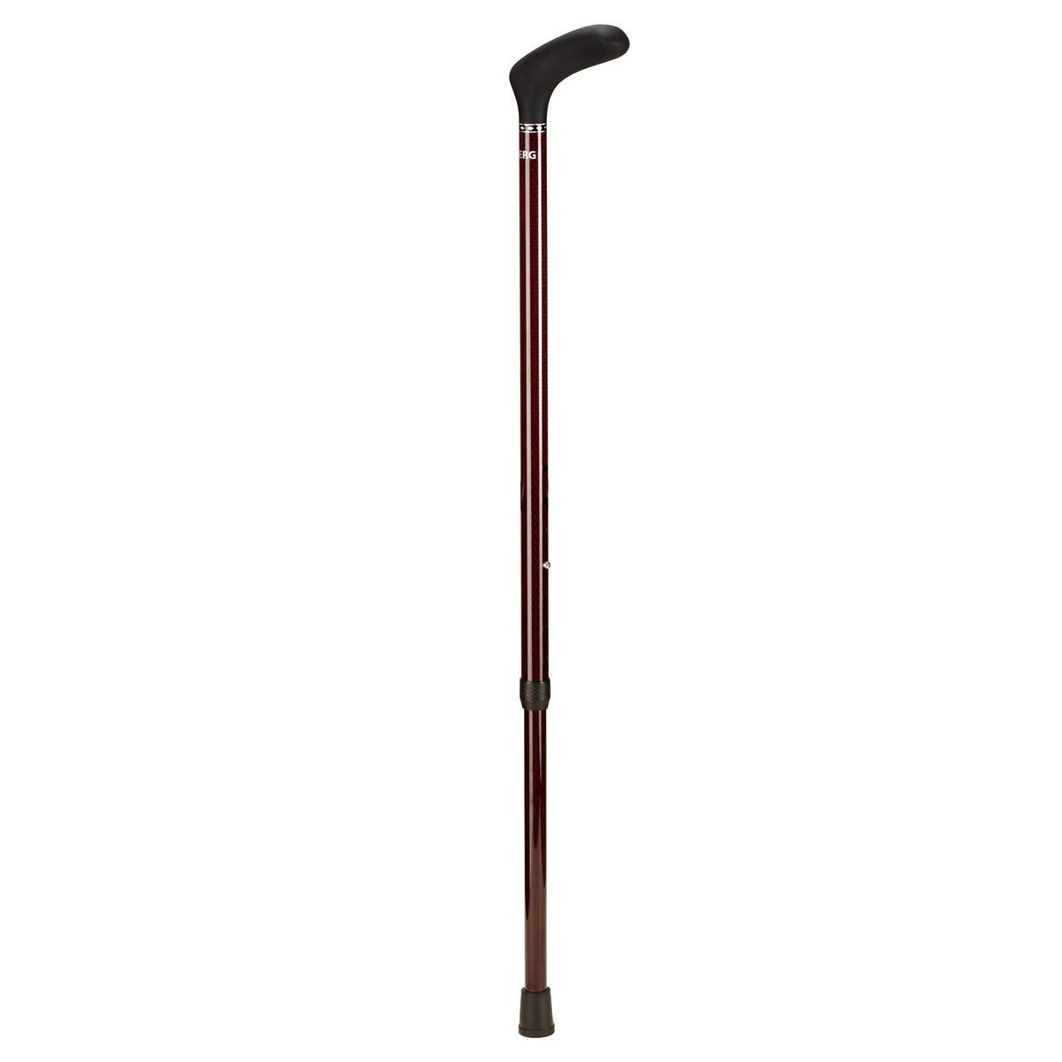 German Walking Stick - Carbon Fibre - Ergonomic Grip (Red)