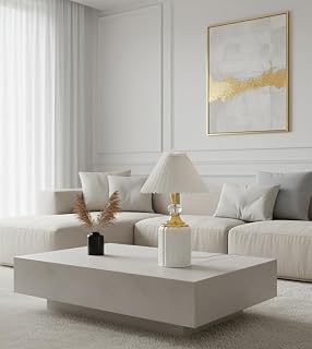 Beyaz Seramik Ayaklı Kristal Taşlı Gold Detaylı Be