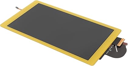 Bediffer Schermo LCD Sostitutivo per Lite Parte di Riparazione del Pannello Display di Alta qualità per Console di Gioco, Applicabile per Lite, Materiale in Vetro (Gialla)