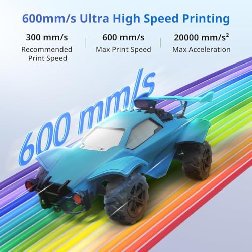 Image of 3IDEA Kobra 3 3D Printer, Max 600mm /s Print Speed Full-auto Calibration Details Even Better, Multi-Color 3D Printer, Explore Endless Print Fun 9.8 inchx9.8 inchx10.2 inch