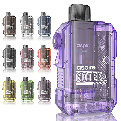 Aspire GOTEK X 電子タバコ ベイプ PODタイプ スターターキット 本体 アスパイア ゴーテック コンパクト スリム (ヴァイオレット)