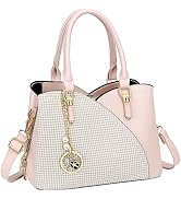 KKXIU Triple Compartments Purses and Handbags for Women Fashion Ladies Satchel Shoulder Top Handl...