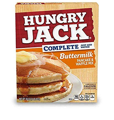 Hungry Jack Complete Buttermilk Pancake and Waffle Mix, 32 Ounce