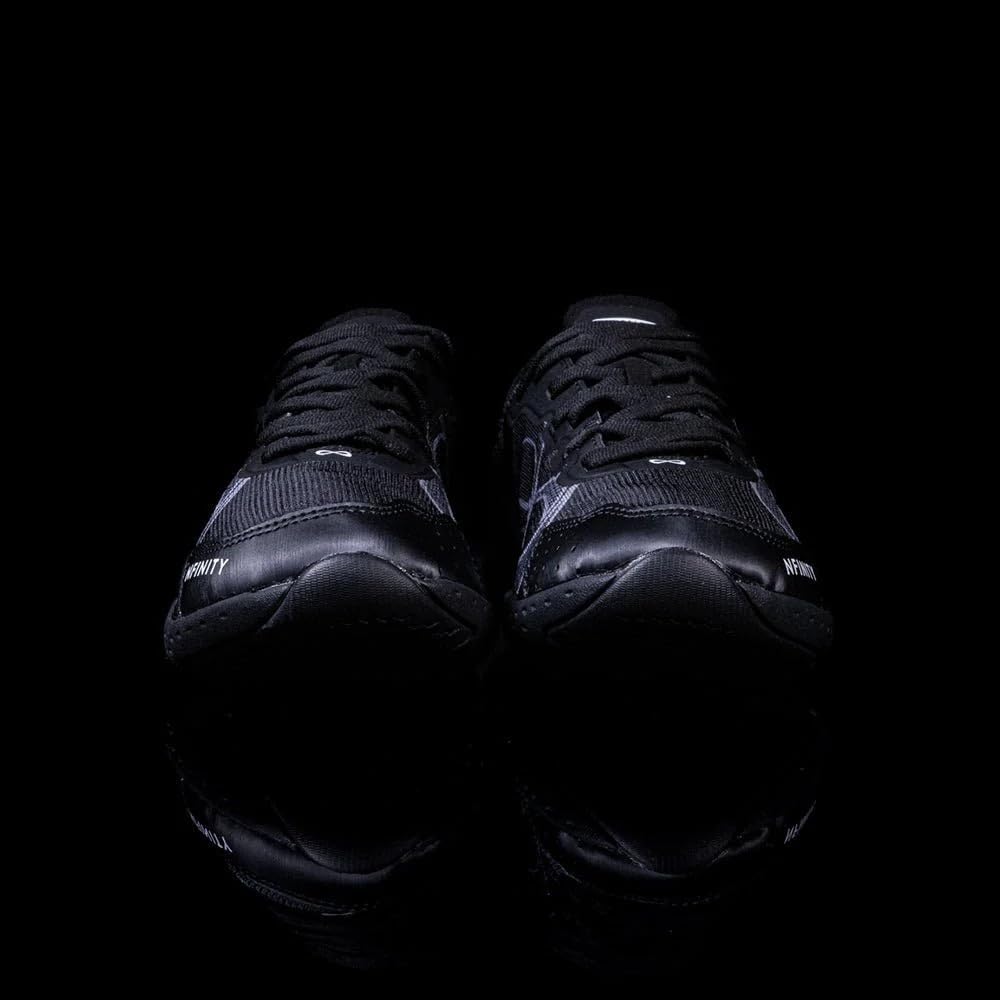 Nfinity Cheer Shoes - Alpha Black Indoor Gym Sneakers for Women - Lightweight Breathable Shoes for Women - Comfortable Women's Athletic Shoes - Versatile and Flexible Women's Walking Shoes - Image 2
