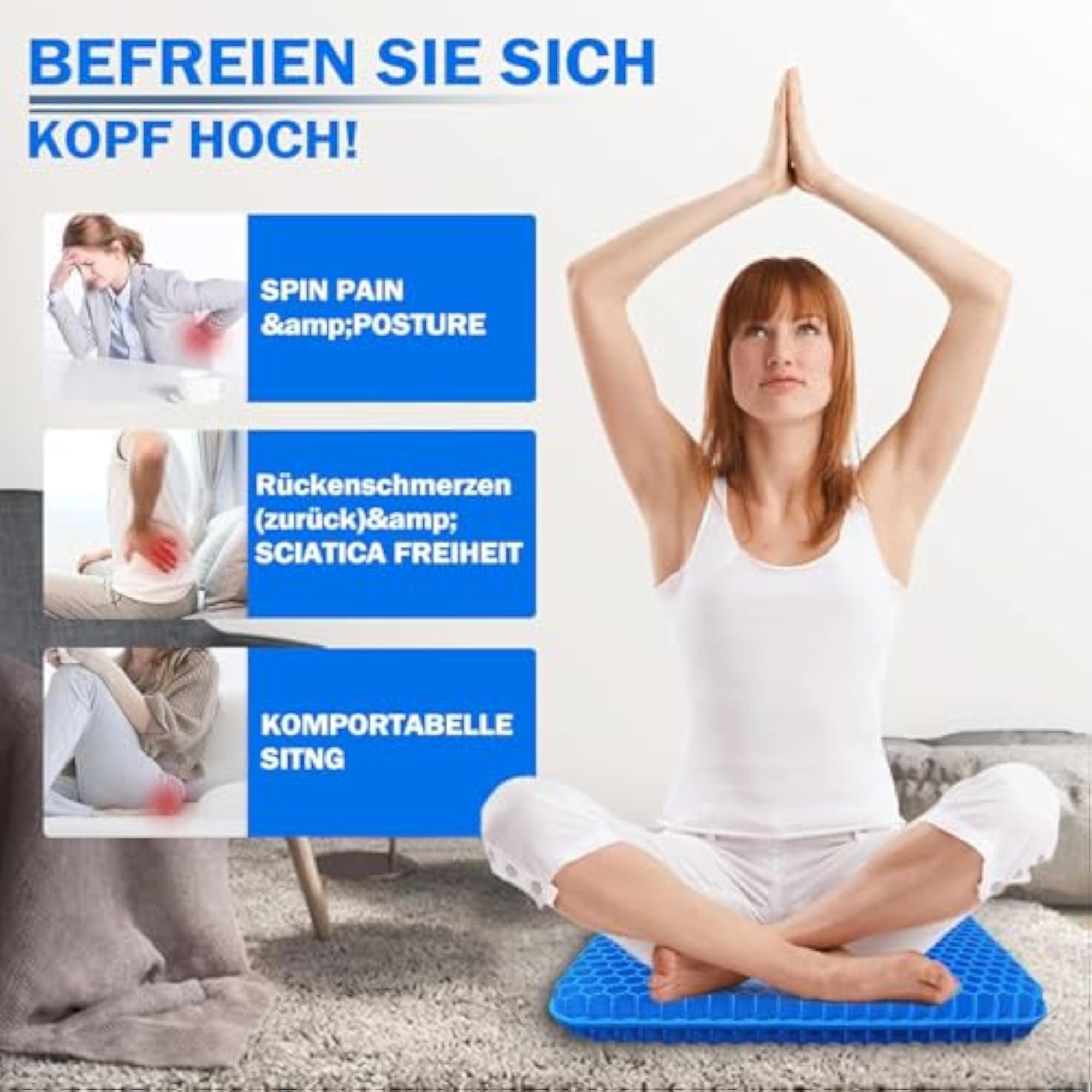 Gel Orthopedic Seat Cushion