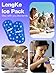 Leng Ke TSA Approved Ice Packs for Travel, 100g Reusable Ice Pack Suitable for Most Insulin Cooler Travel Case (4 Packs)