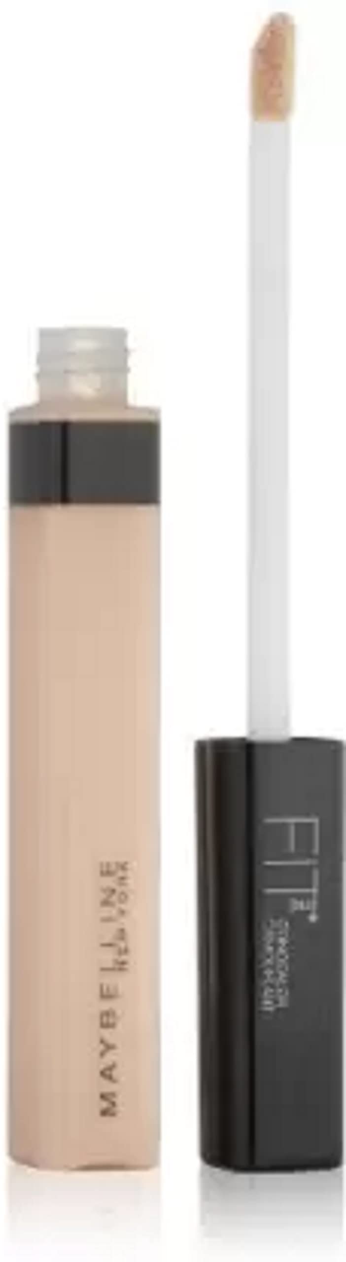 Maybelline New York Fit Me! Natural Liquid Concealer, 15 Fair Concealer,Full Coverage (Peach, 6.1111 Ml) For Dry Skin, 1 Count 1 count (Pack of 1) Peach
