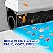 Holikme Garage Door Seals Bottom Rubber,Door Threshold Ramps,Flexible Garage Door Seal, Weather Stripping Kit Seal Strip Replacement,5/16 Inch T-End,3.74 Inch Width (22Ft, Black)