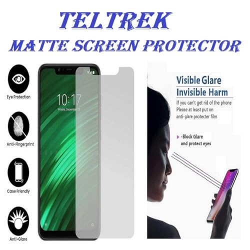 Image of Matte front Screenguard & Carbon Fiber Back Skin Combo, Made of Flexible Fiber Material Not a Glass, Front & Back Impossible Screen Guards for One Plus Nord 4
