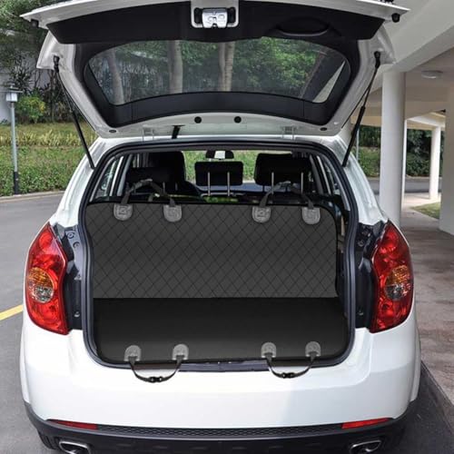 GoBuyer Dog Car Seat Cover Protector Liner for Car Boot and Back/Rear Seat Accessories - Isofix Compatible, Universal & Non-slip and Openings for Seat Belt - Image 6