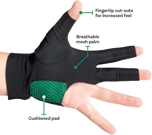 Miniatura 6 de McDermott Guante para taco de billar para mano izquierda (diestro)