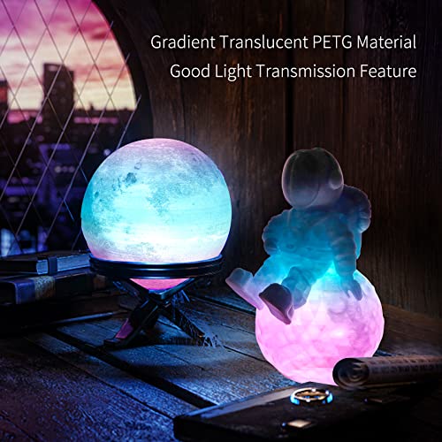 Image of 3D Printer PETG Filament Translucent Blue Purple for Bambu Lab AMS,AMS Lite | High toughness is suitable for functional parts;prevents nozzle clogging and air bubbles1.75mm is suitable for Bambu printers