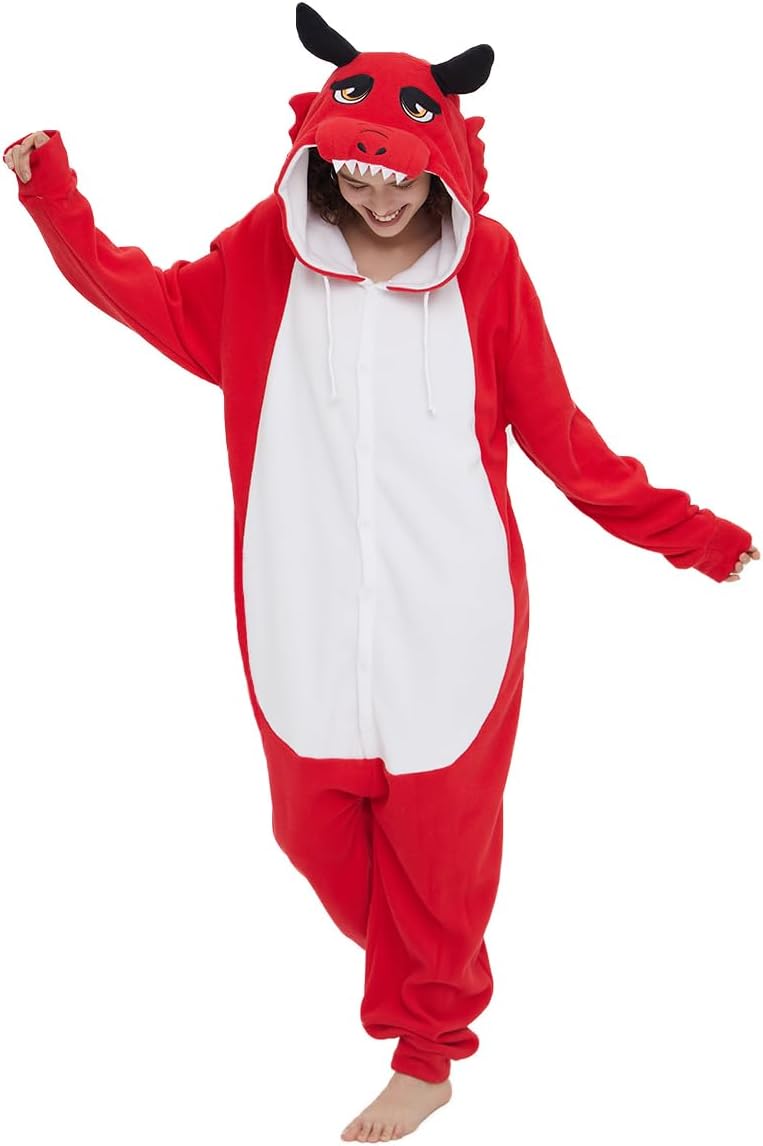 Unpifolov Dragon Pajamas Unisex Animal Jumpsuit Adult Cosplay Costumes - Image 2