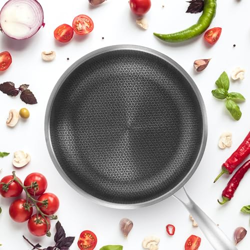 Wok de Acero Inoxidable DOITOOL 28 cm Antiadherente miniatura 6