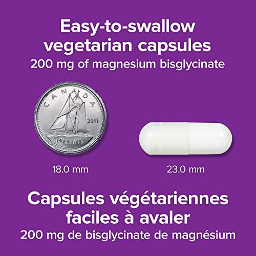 Webber Naturals Magnesium Bisglycinate 200 mg, 120 Capsules, Supports Bone and Muscle Functions, Vegan - 3