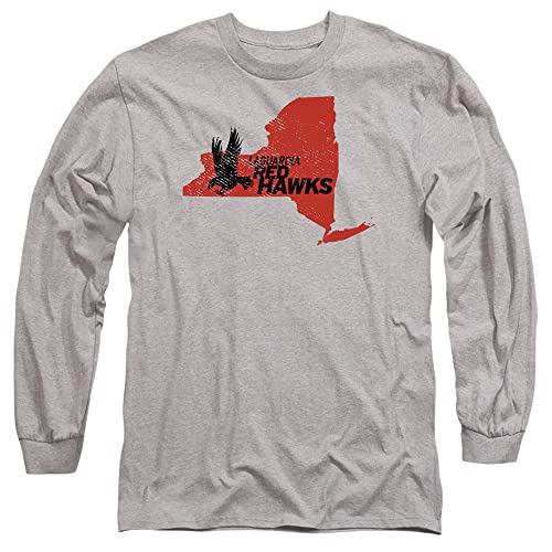 LaGuardia Community College Official State Shape, Athletic Heather, M
