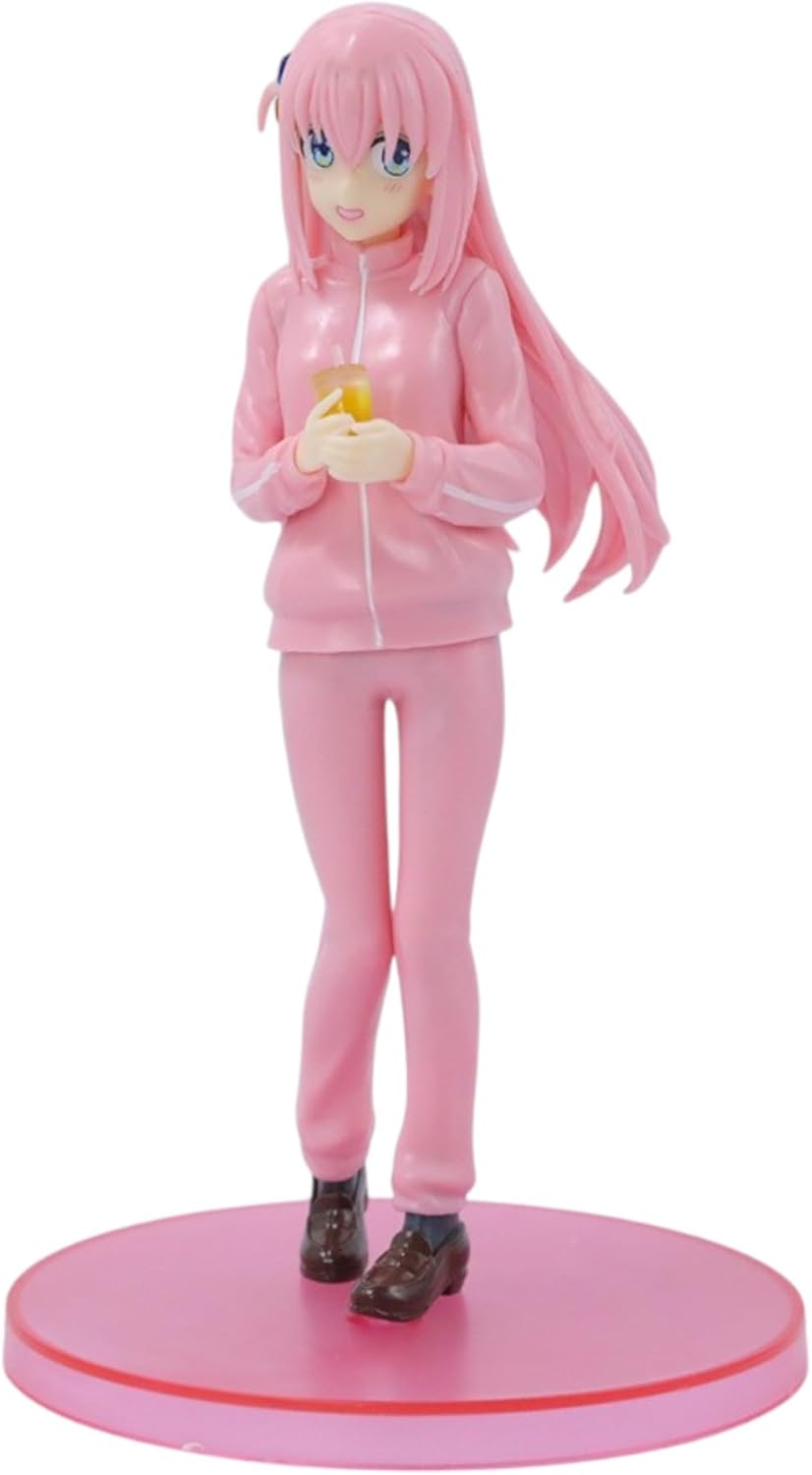Bocchi The Rock ! Gotoh Hitori Action Figure | Hitori Gotoh Standing Figure 18cm for Home, Desk, and Table Decor | Gift for Friends, Family and Anime Fans (Gotoh Hitori)