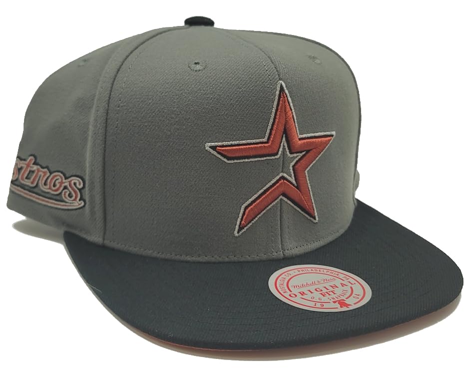 Gorra Snapback Houston Astros Cooperstown Gris miniatura 4