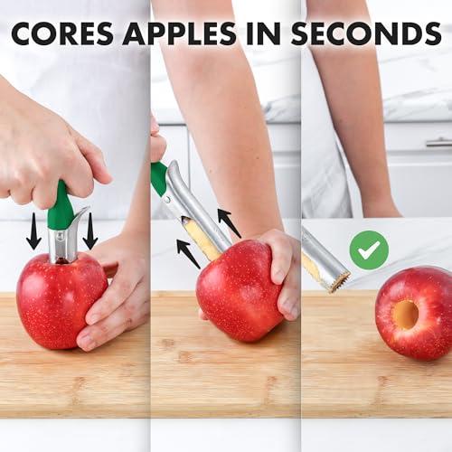 Image of Zulay Kitchen Stainless Steel Apple Corer Tool