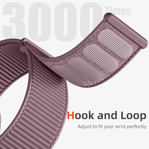 Easuny 6 Pack Sport Nylon Loop Compatible with Apple Watch Band 40mm 42mm 38mm 41mm 44mm 46mm for Women, iWatch Wrist Straps for Se, Series 11 10 9 8 7 6 5 Ultra Soft Breathable Band Ideal for Outdoor by Easuny - Used condition - Image 4